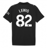 Manchester City Rico Lewis #82 Bortedrakt 2025-26 Kortermet